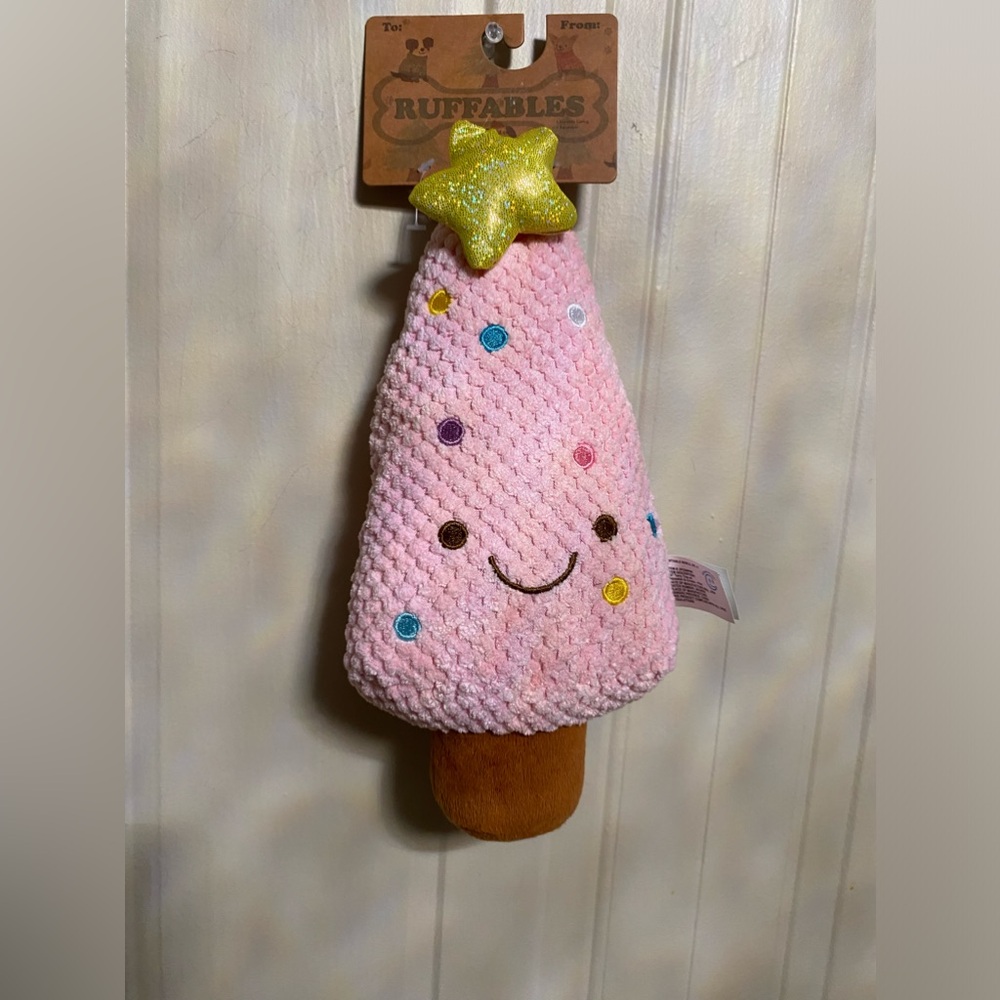 Giftable  Christmas tree 10.5” / Dog Toy With Squeaker